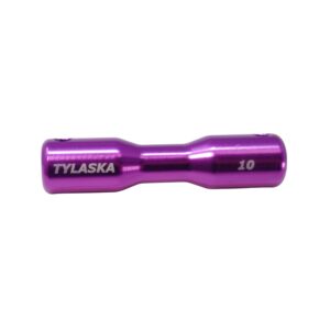 10mm Dogbone - Amethyst Purple